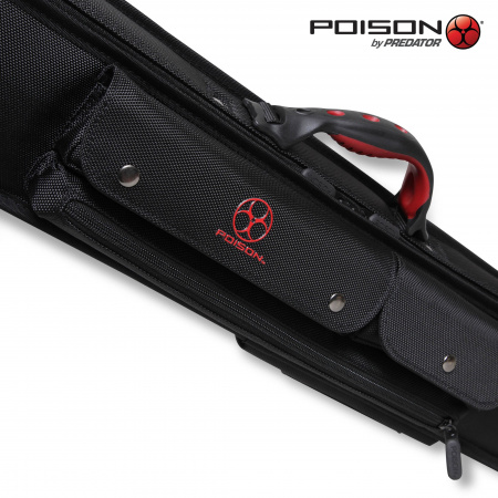 Тубус для кия Poison Armor 2х2 (черный)