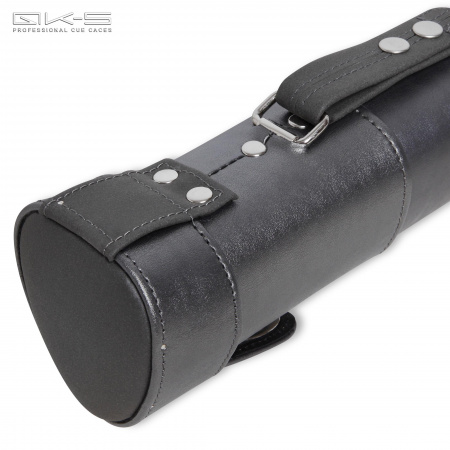 Тубус QK-S Musketeer 1x1 с отделением для удлинителя (серый металлик)
