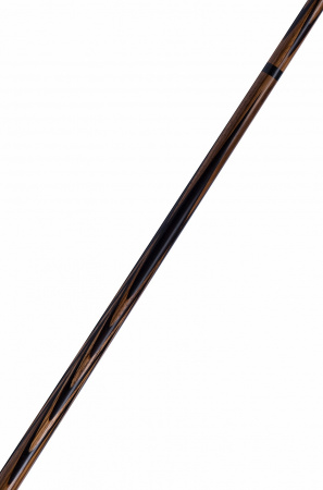 Кий для русского бильярда мастера Арисова двухсоставной (зебрано, черный граб, граб)